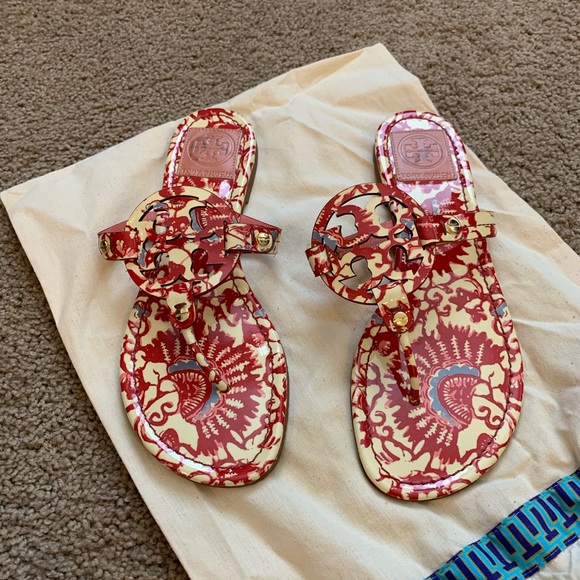 Tory Burch Shoes - 8 Tory Burch Miller Sandals Patent Leather